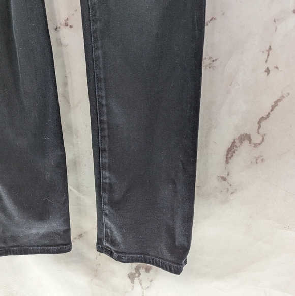 AG Adriano Goldschmied Pant Women 25 Black Stilt Cigarette Skinny Y2K Low Rise - Picture 5 of 11